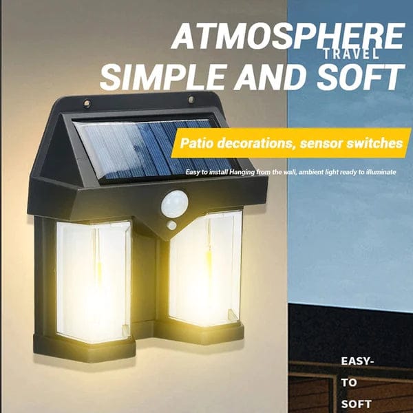 Double Head Outdoor Solar Wall Light(CL-228)