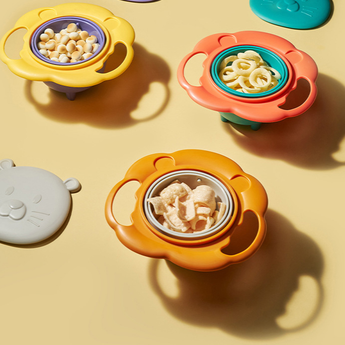 360 Degree Rotating Balance Gyro Bowl