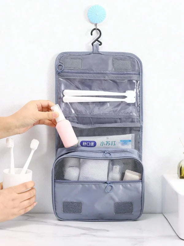 Hanging Travel Toiletry Bag | Waterproof Travel Makeup Cosmetic Organizer