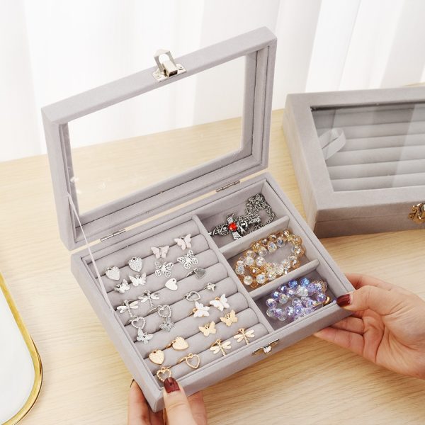Glass Cover Jewelry Display Box