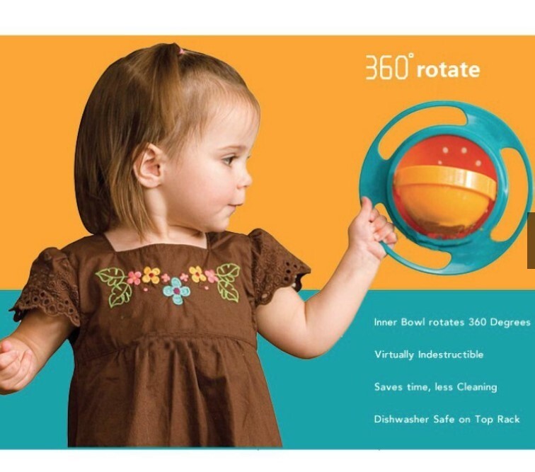 360 Degree Rotating Balance Gyro Bowl