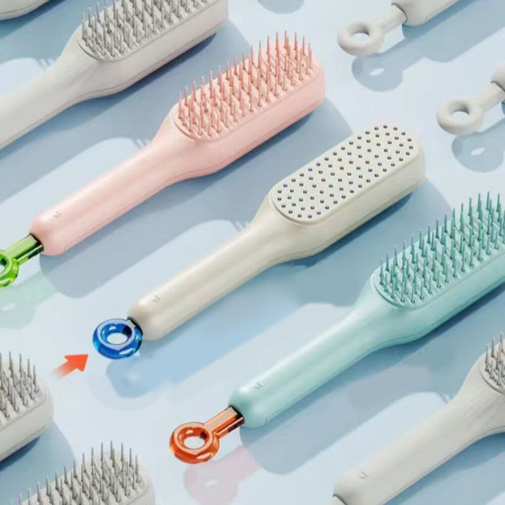 Self Cleaning Magic Retractable Comb