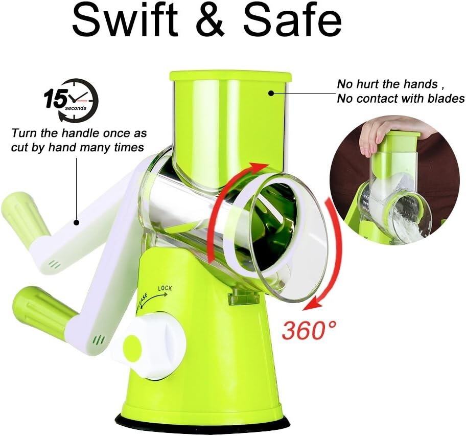 Multifunctional Rotary Drum Cutter Slicer