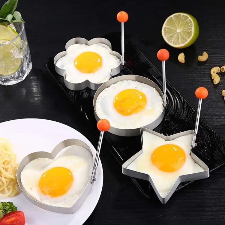 Pack Of 4 Fried Egg Pancake Shaper