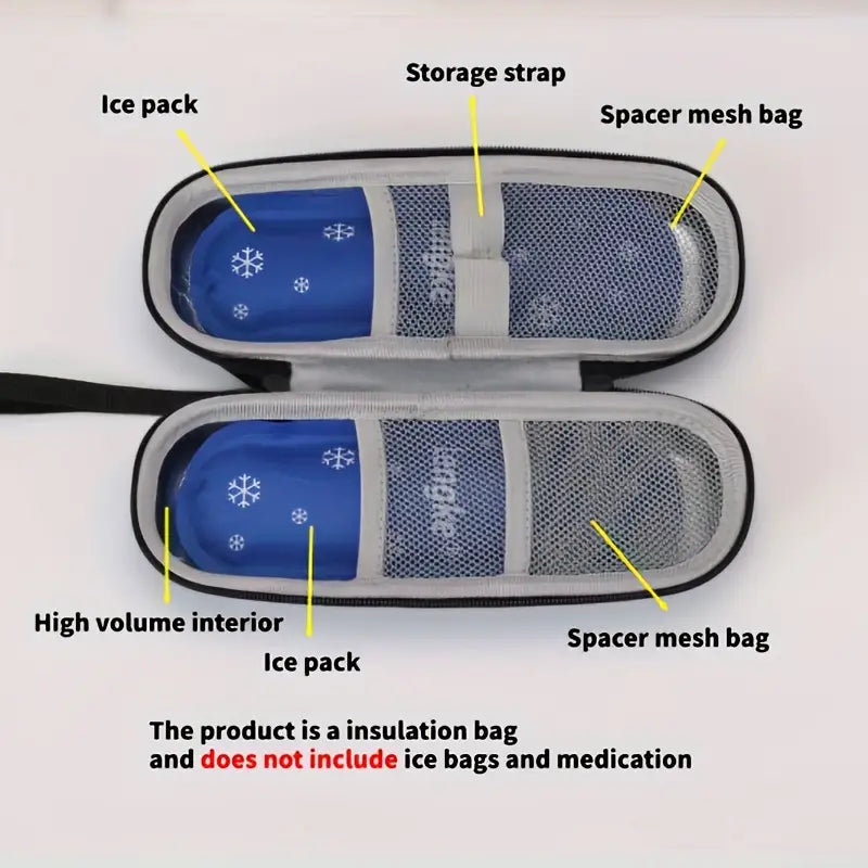 Insulin Pen Cooling Travel Box | Portable Diabetic Medication Organizer