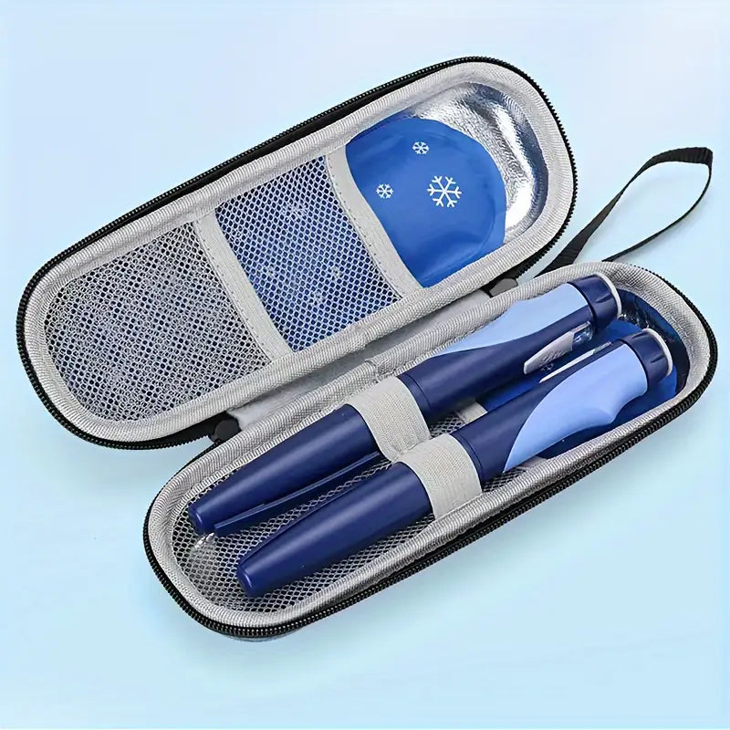 Insulin Pen Cooling Travel Box | Portable Diabetic Medication Organizer