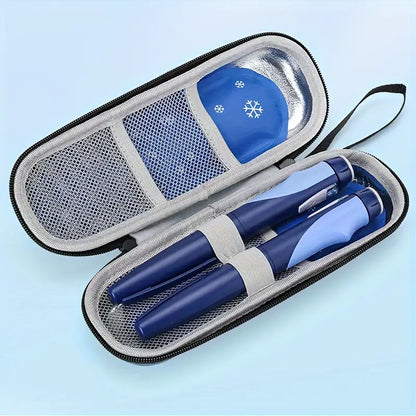 Insulin Pen Cooling Travel Box | Portable Diabetic Medication Organizer