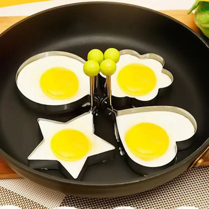 Pack Of 4 Fried Egg Pancake Shaper