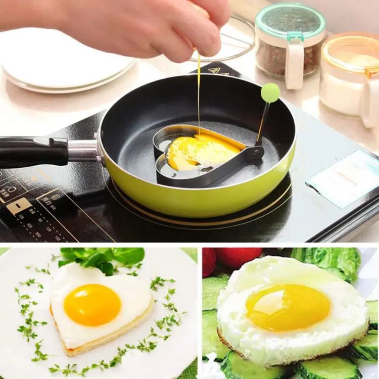 Pack Of 4 Fried Egg Pancake Shaper