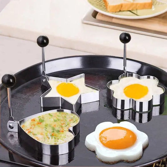 Pack Of 4 Fried Egg Pancake Shaper