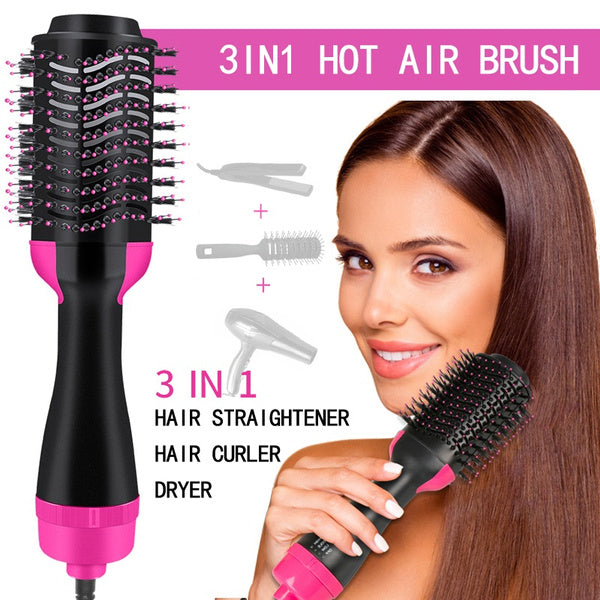 3 In 1 Hair Straightner, Curler & Dryer