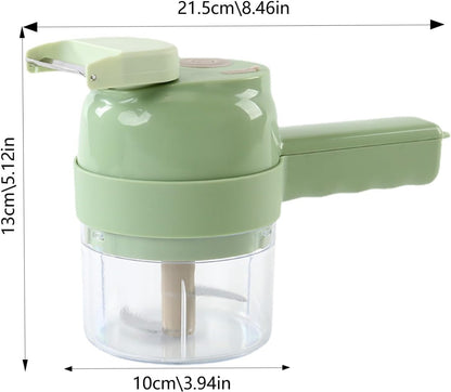 4 in 1 Handheld Hammer Electric Vegetable Cutter(Rechargeable)