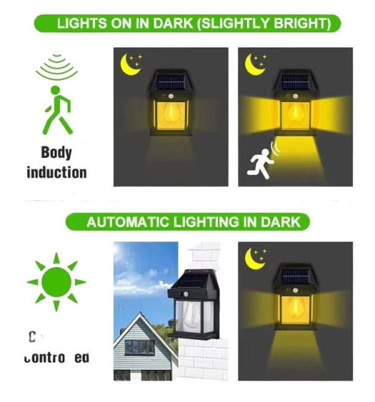 Solar Outdoor Wall Lamp(BK888)