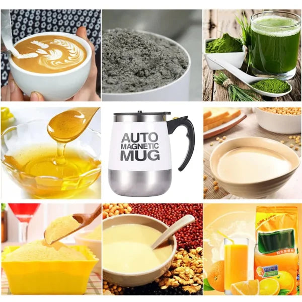 Auto Magnetic Mug (Coffee Milk Mixer)