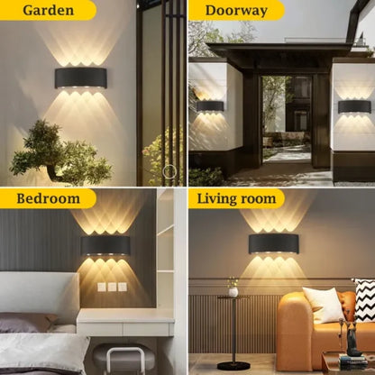 Aluminium Waterproof Fancy wall Light