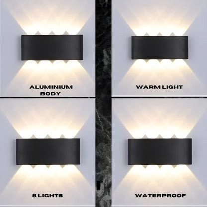 Aluminium Waterproof Fancy wall Light