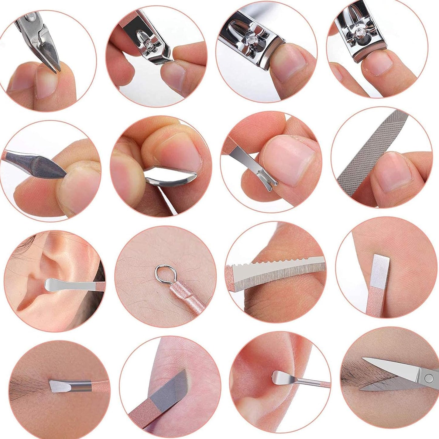16-Piece Manicure &amp; Pedicure Kit