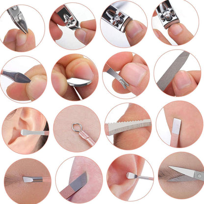 16-Piece Manicure &amp; Pedicure Kit