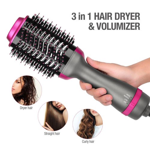 3 In 1 Hair Straightner, Curler & Dryer