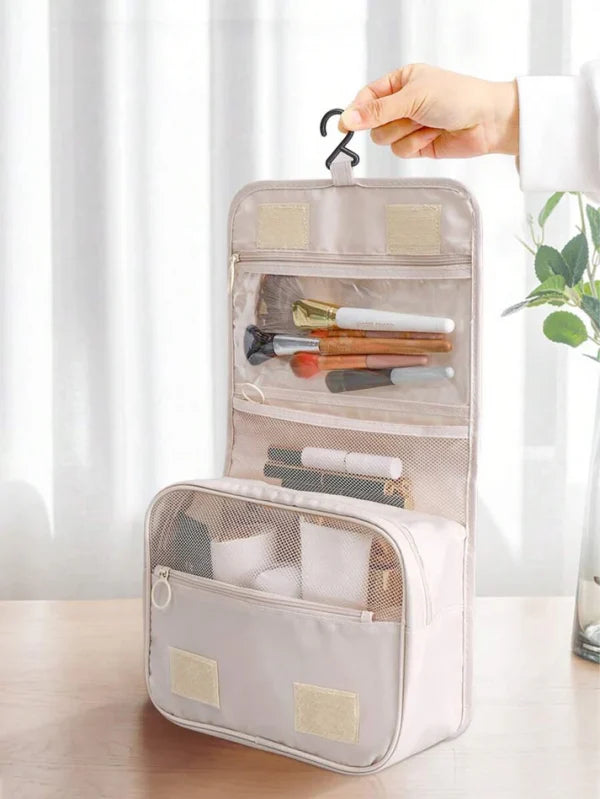 Hanging Travel Toiletry Bag | Waterproof Travel Makeup Cosmetic Organizer