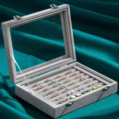 Glass Cover Jewelry Display Box