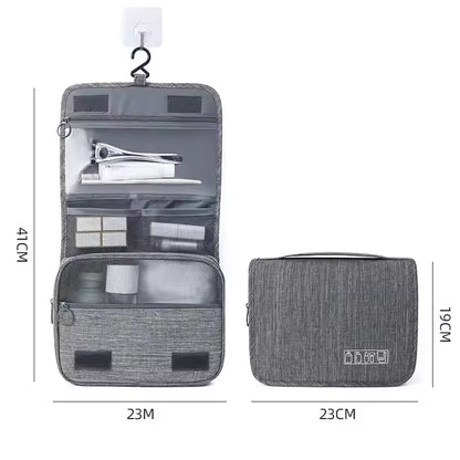 Hanging Travel Toiletry Bag | Waterproof Travel Makeup Cosmetic Organizer