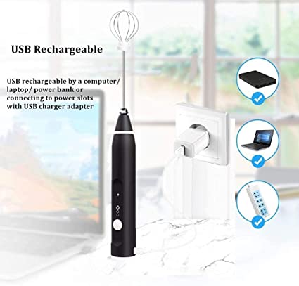 Rechargeable Electric Coffee Mixer Egg Beater