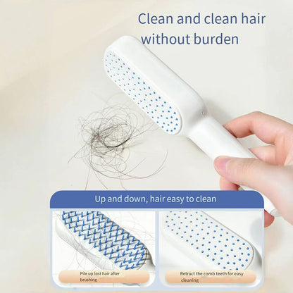 Self Cleaning Magic Retractable Comb