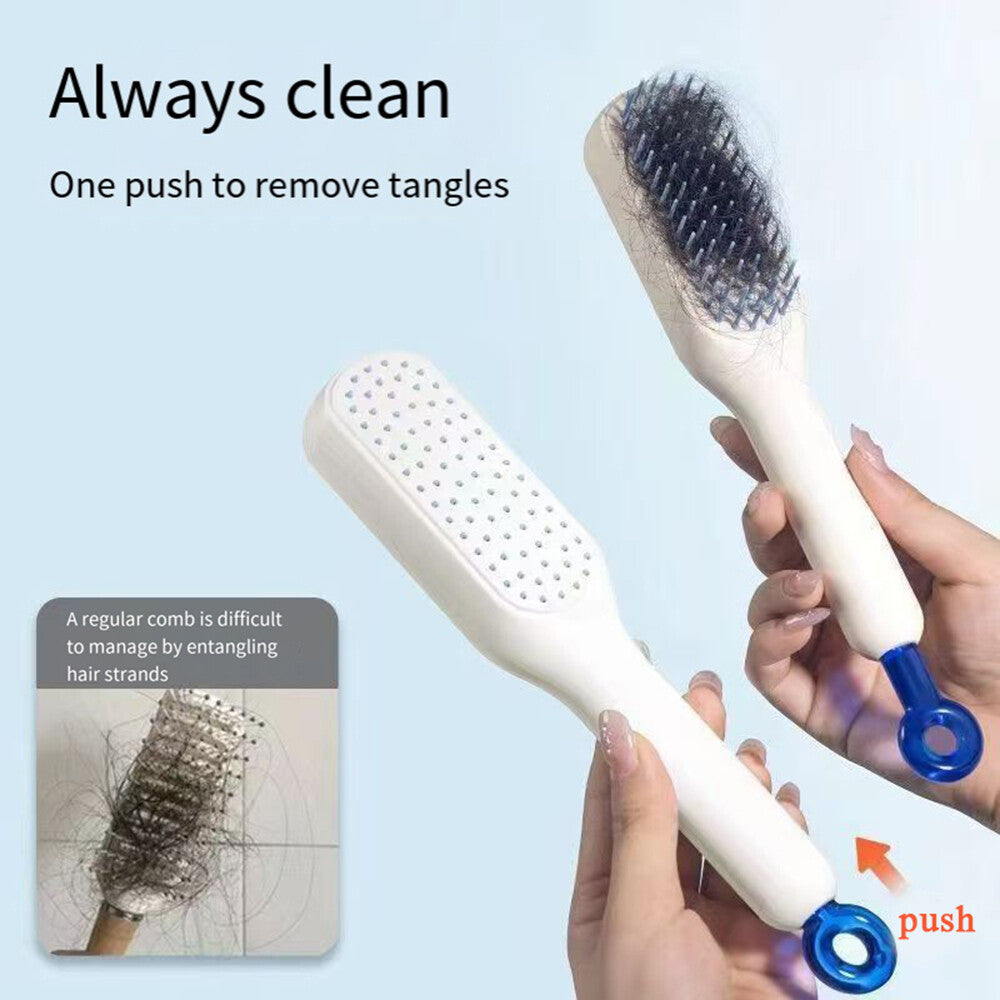 Self Cleaning Magic Retractable Comb