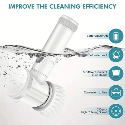 Rechargeable Wireless Cleaning Brush