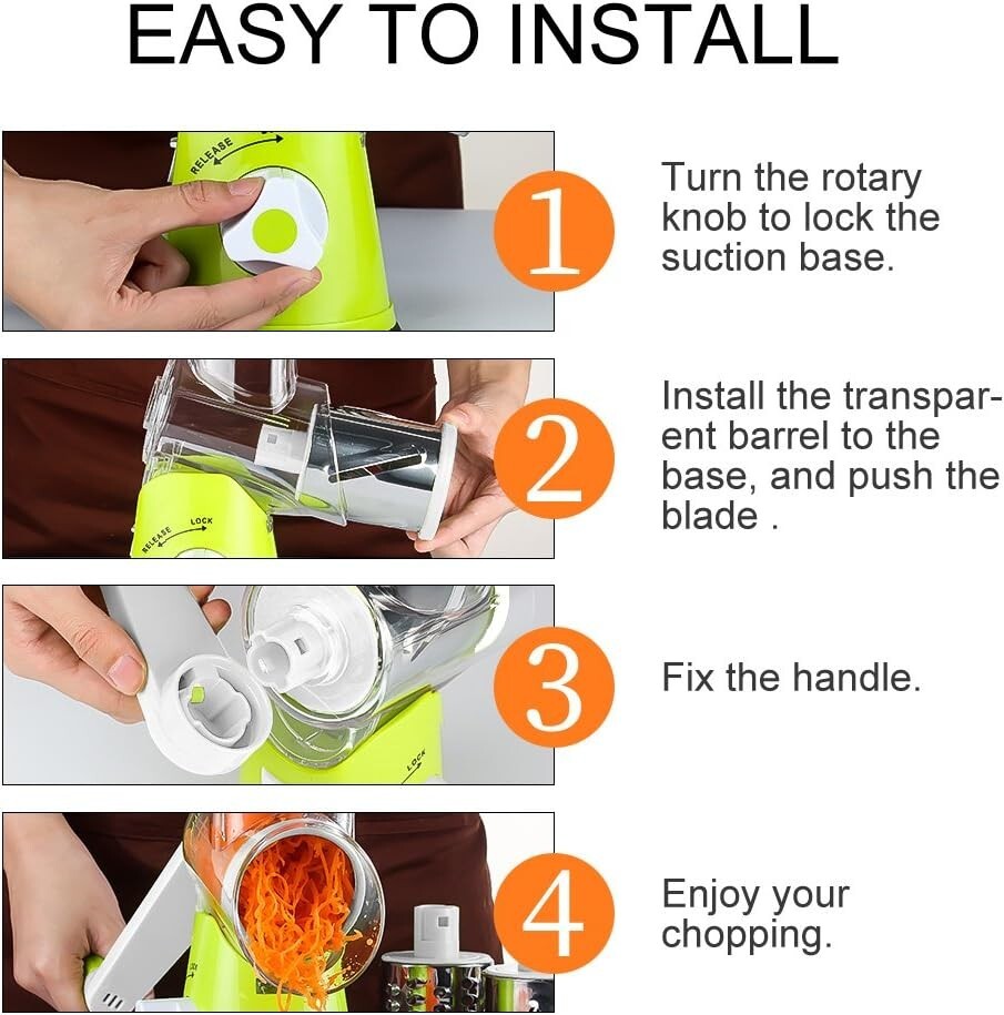 Multifunctional Rotary Drum Cutter Slicer