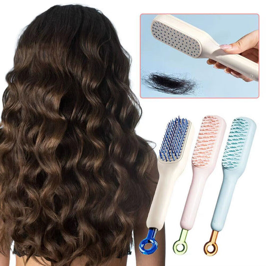 Self Cleaning Magic Retractable Comb