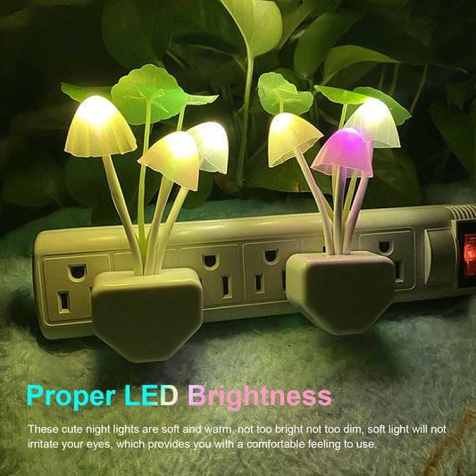 Colorful Mushroom Night Light