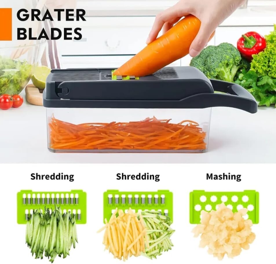 16-in-1 Food /Vegetable Chopper & Slicer