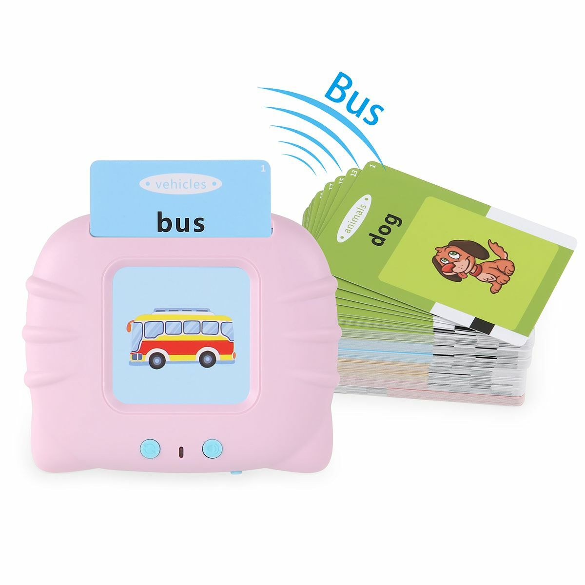 Preschool kids learning cards