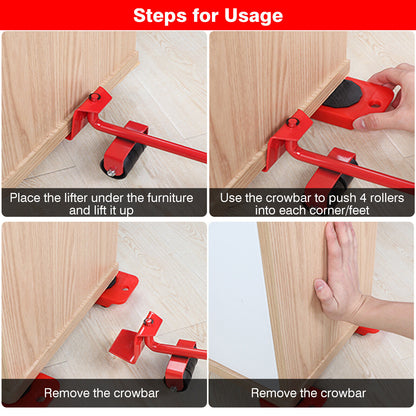 Furniture Lifter/Roller Transport Kit