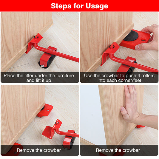 Furniture Lifter/Roller Transport Kit