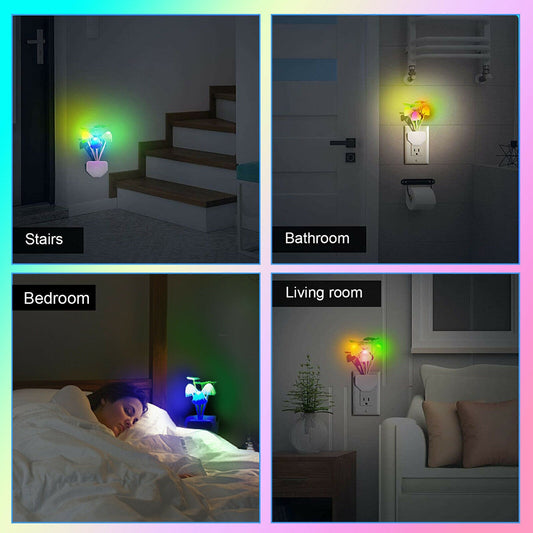 Colorful Mushroom Night Light