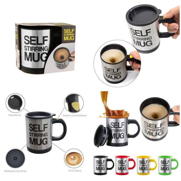 Self Stirring Coffee Mug | Automatic Self mixing