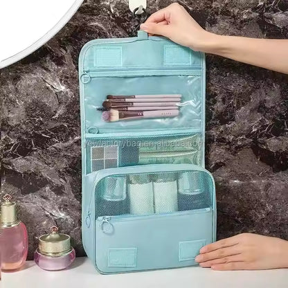 Hanging Travel Toiletry Bag | Waterproof Travel Makeup Cosmetic Organizer